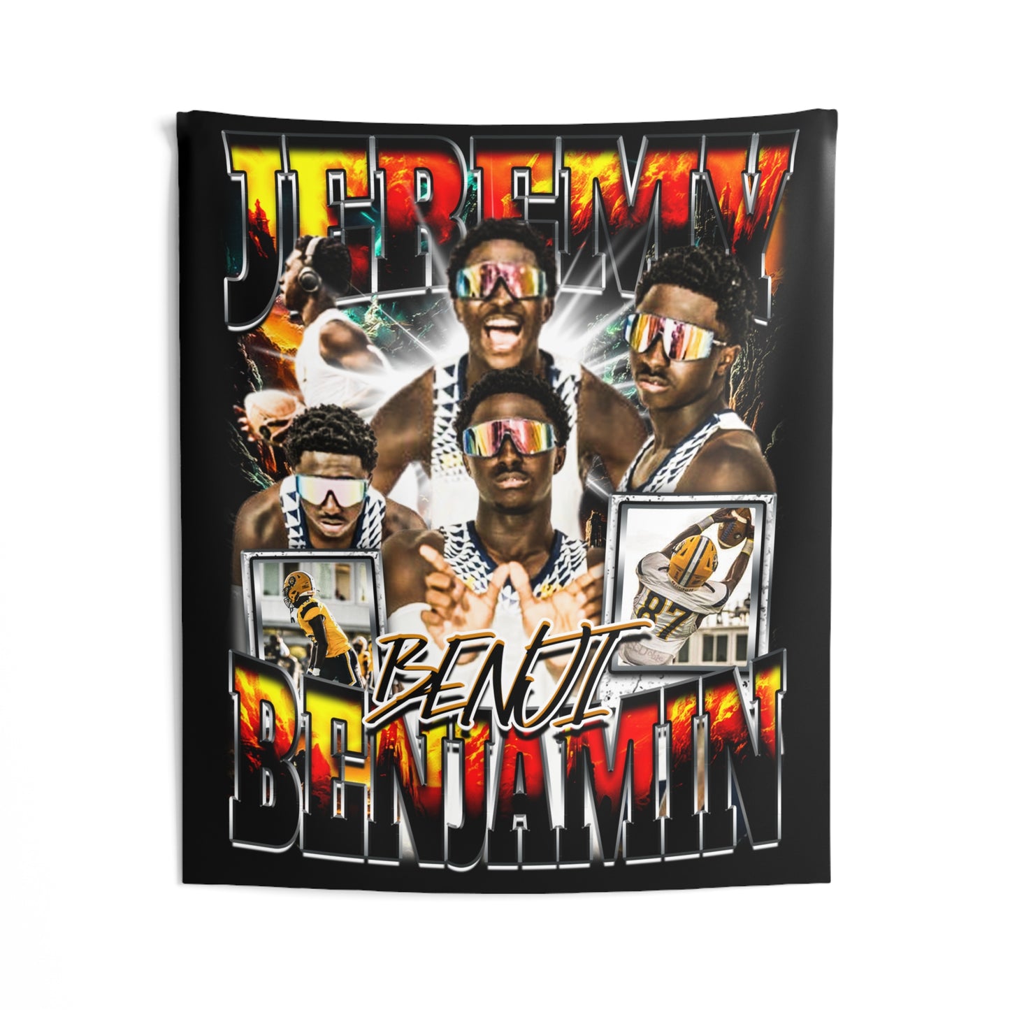Jeremy Benjamin Tapestry 50” x 60”