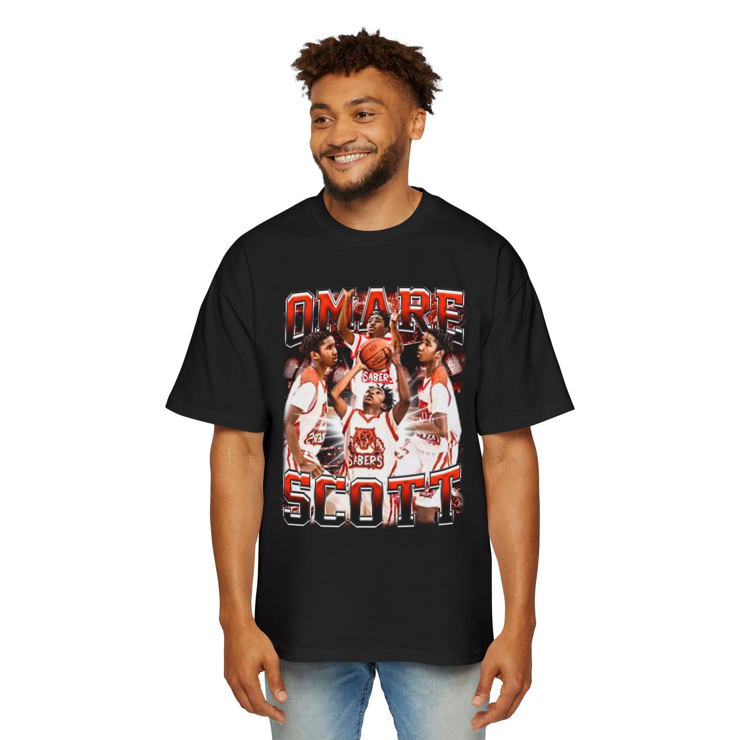 Omare Scott Oversized Retro Tee