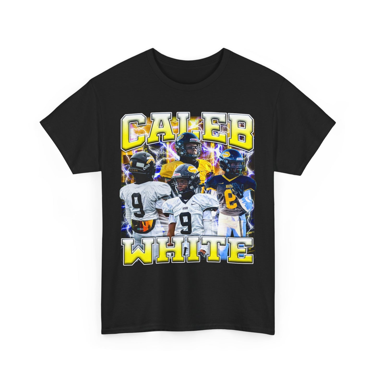 Caleb White Heavy Cotton Tee