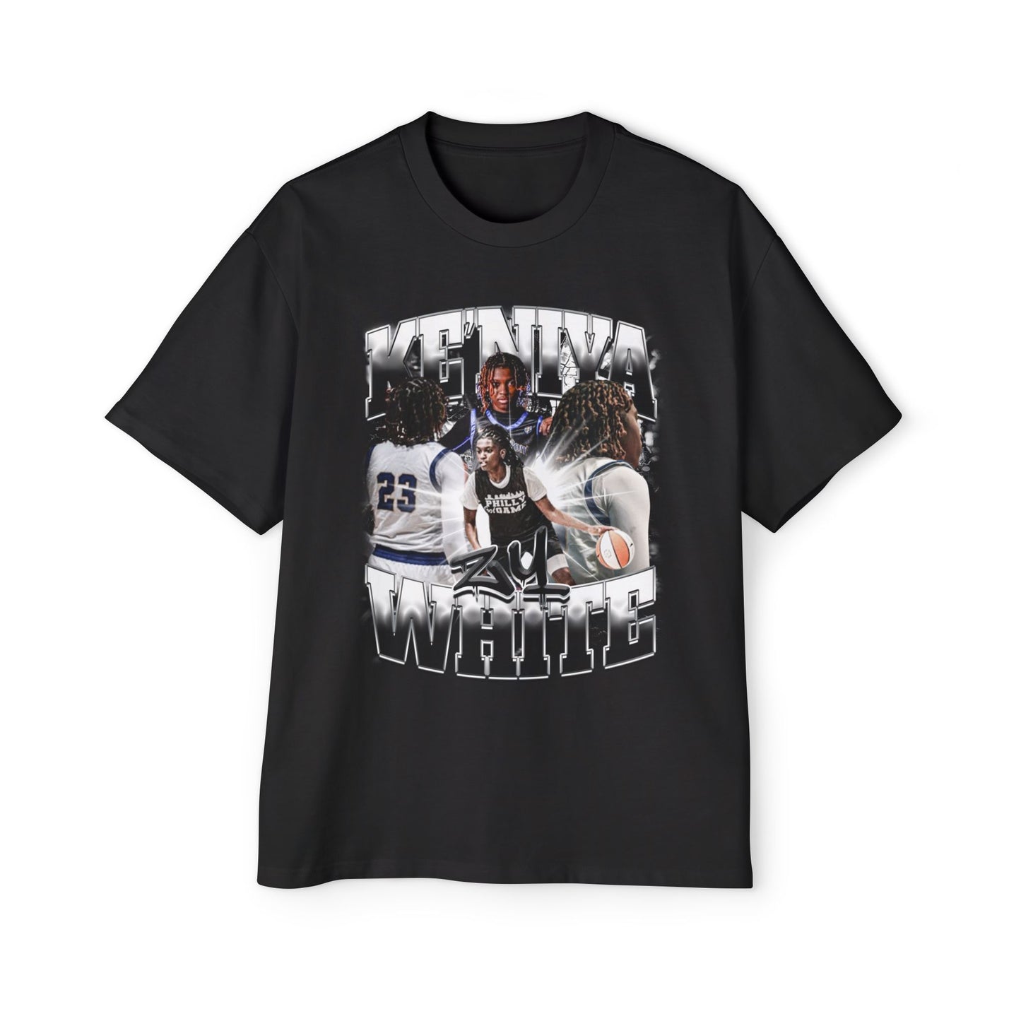 Ke'niya White Oversized Tee