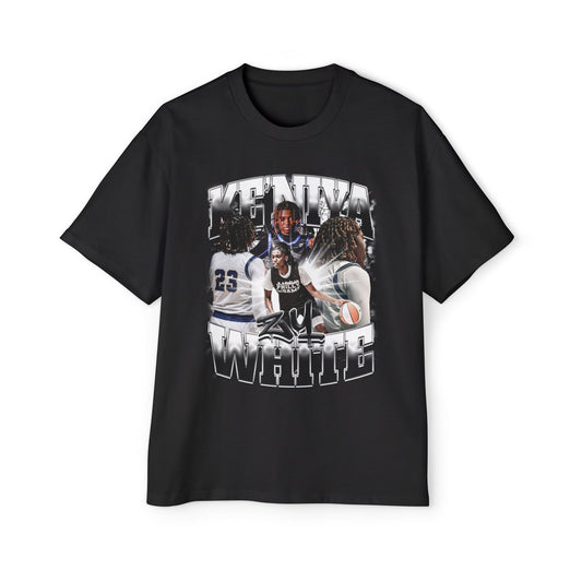 Ke'niya White Oversized Tee