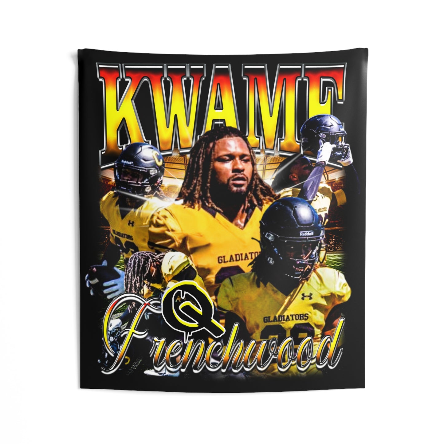 Kwame Frenchwood Tapestry 50” x 60”