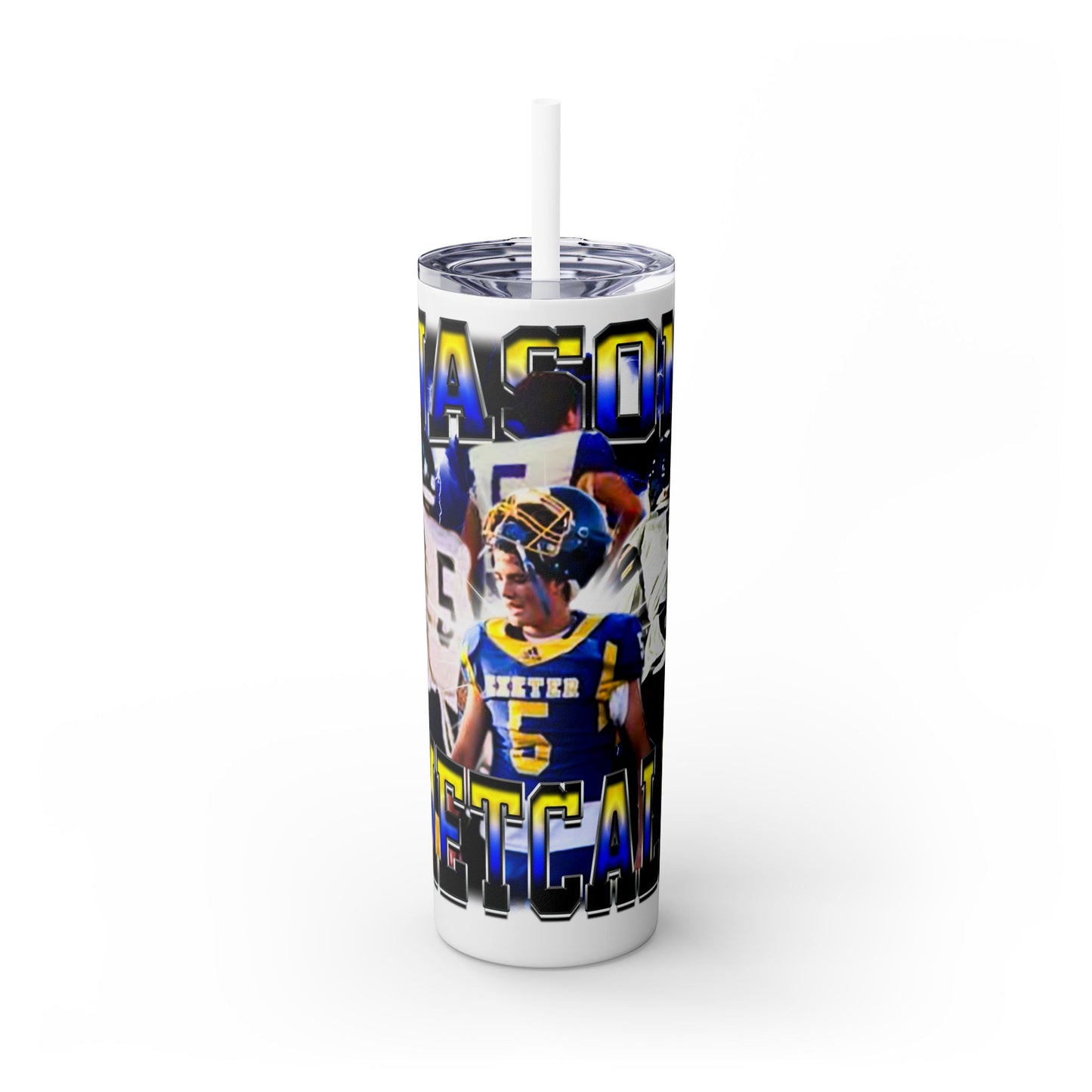 Jason Metcalf Stainless Steal Tumbler
