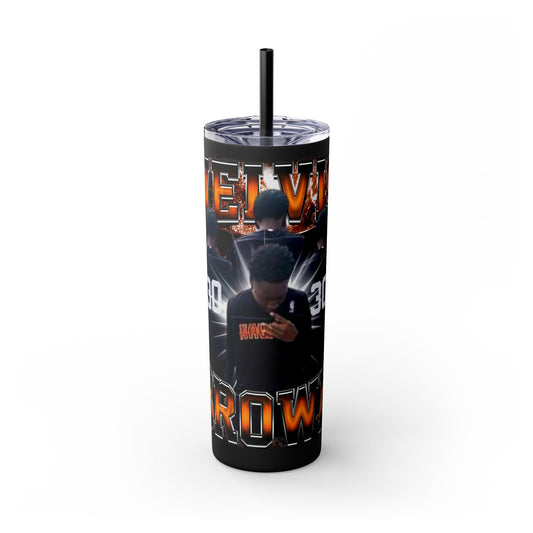 Nelvis Brown Stainless Steal Tumbler