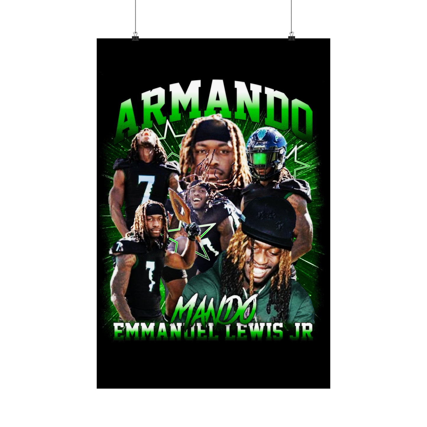 Armando Emmanuel Lewis Jr Poster – Hometown Hero