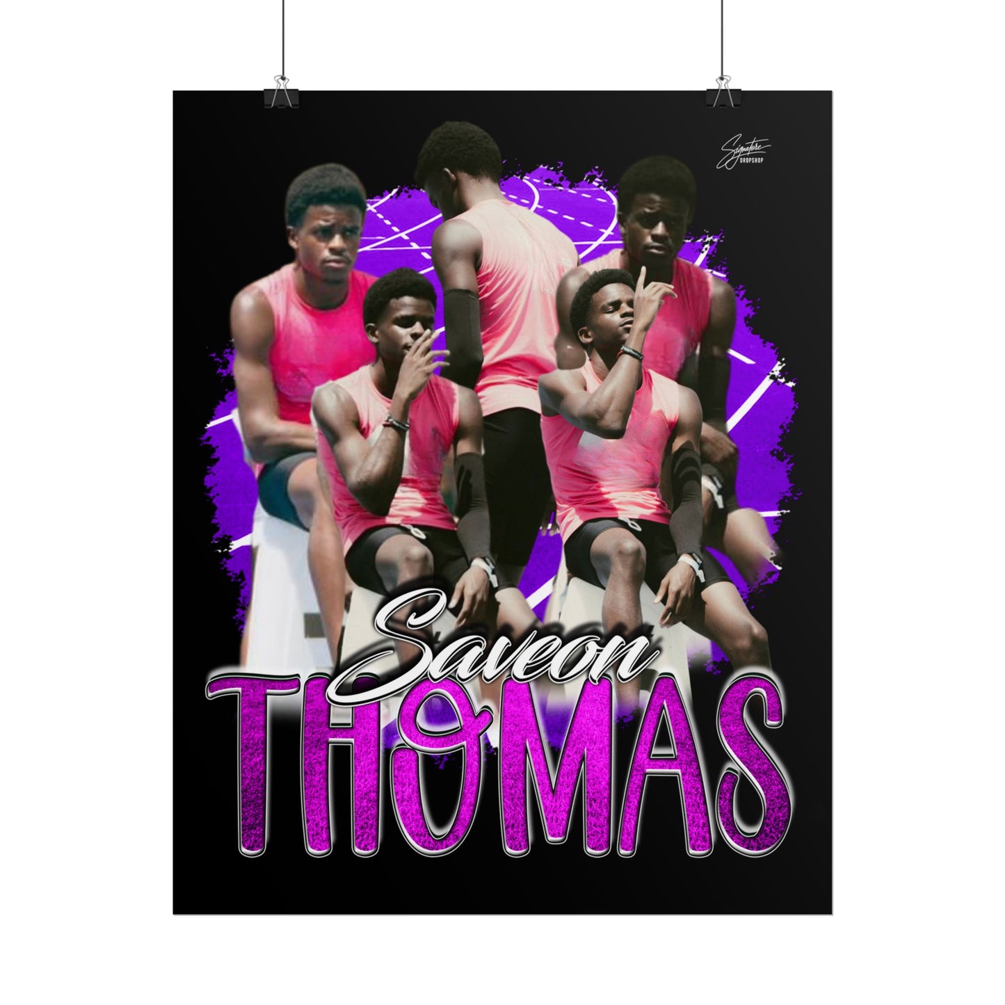 Saveon Thomas Poster