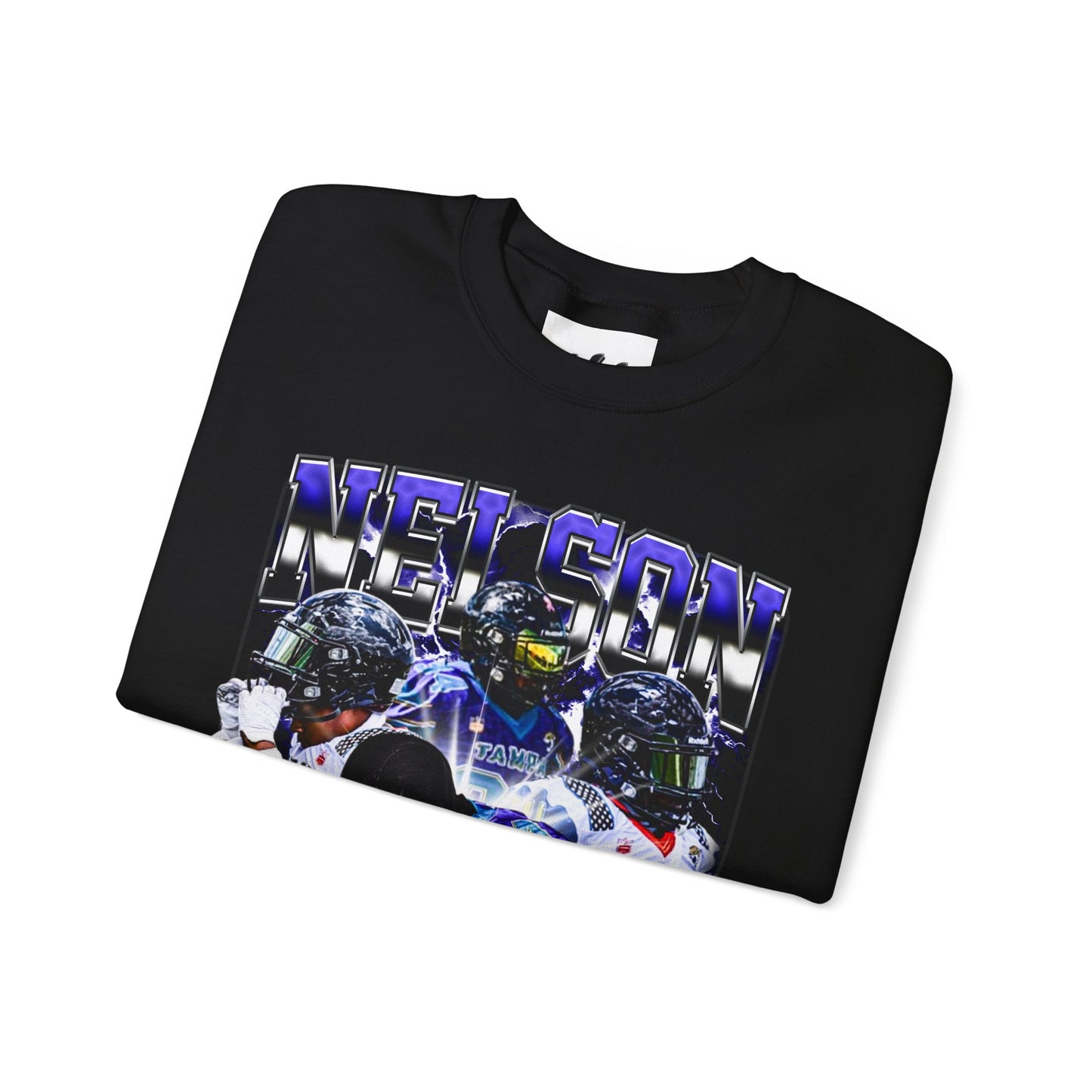 Nelson White Crewneck Sweatshirt