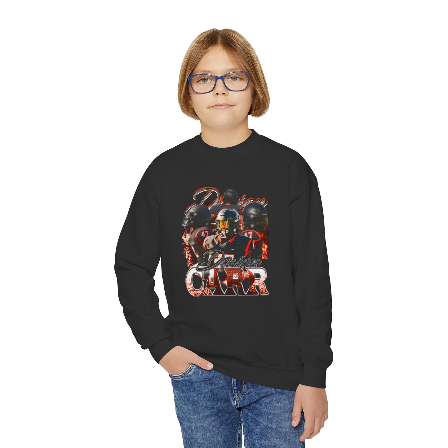 Davion Carr Youth Crewneck Sweatshirt