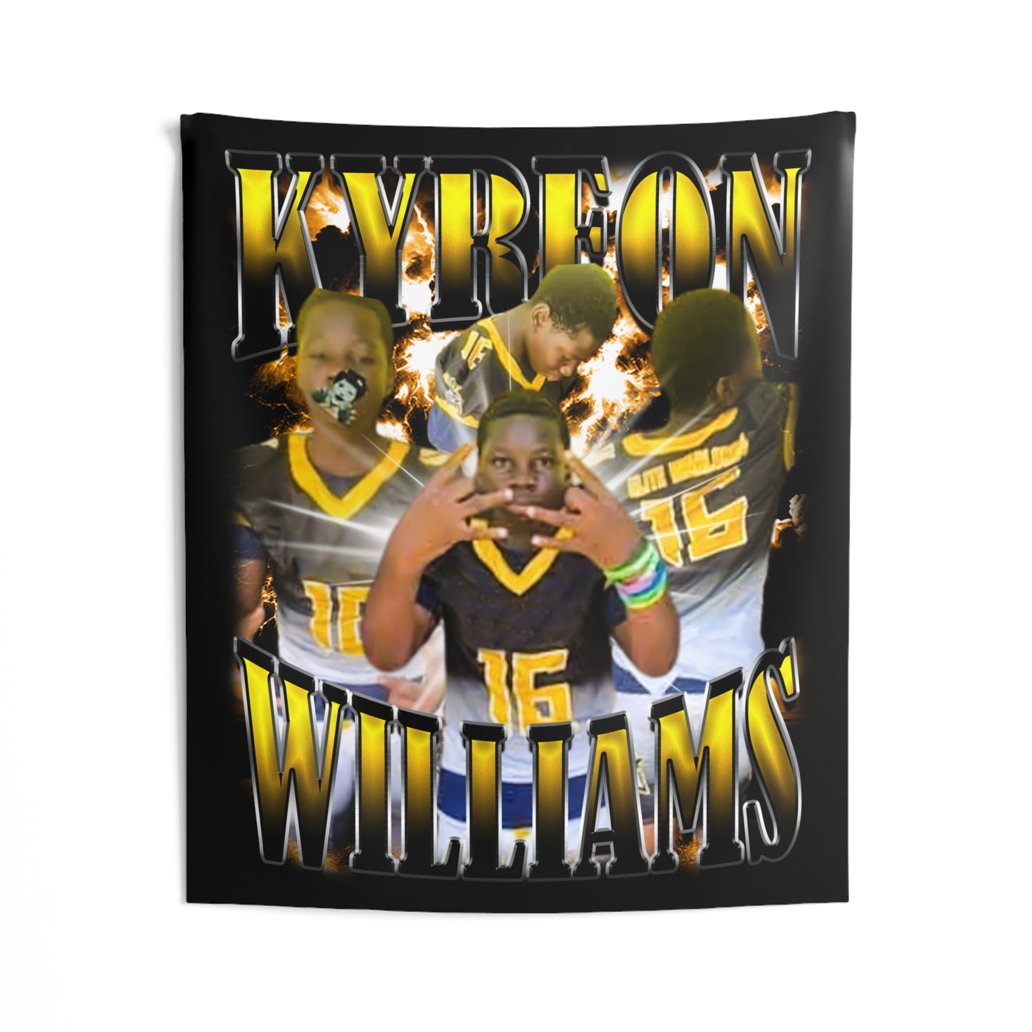 Kyreon Williams Tapestry 50” x 60”