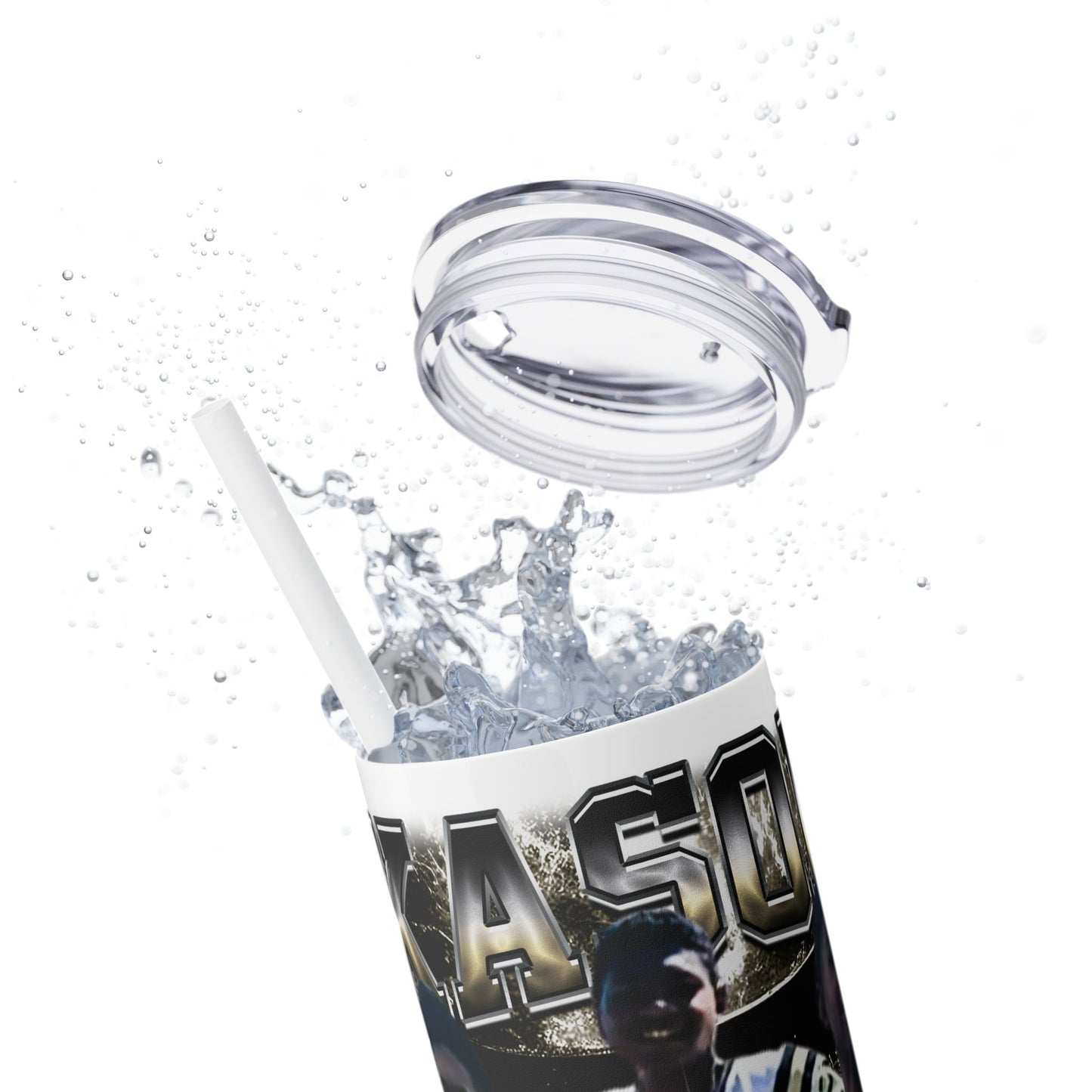 Kason White Stainless Steal Tumbler