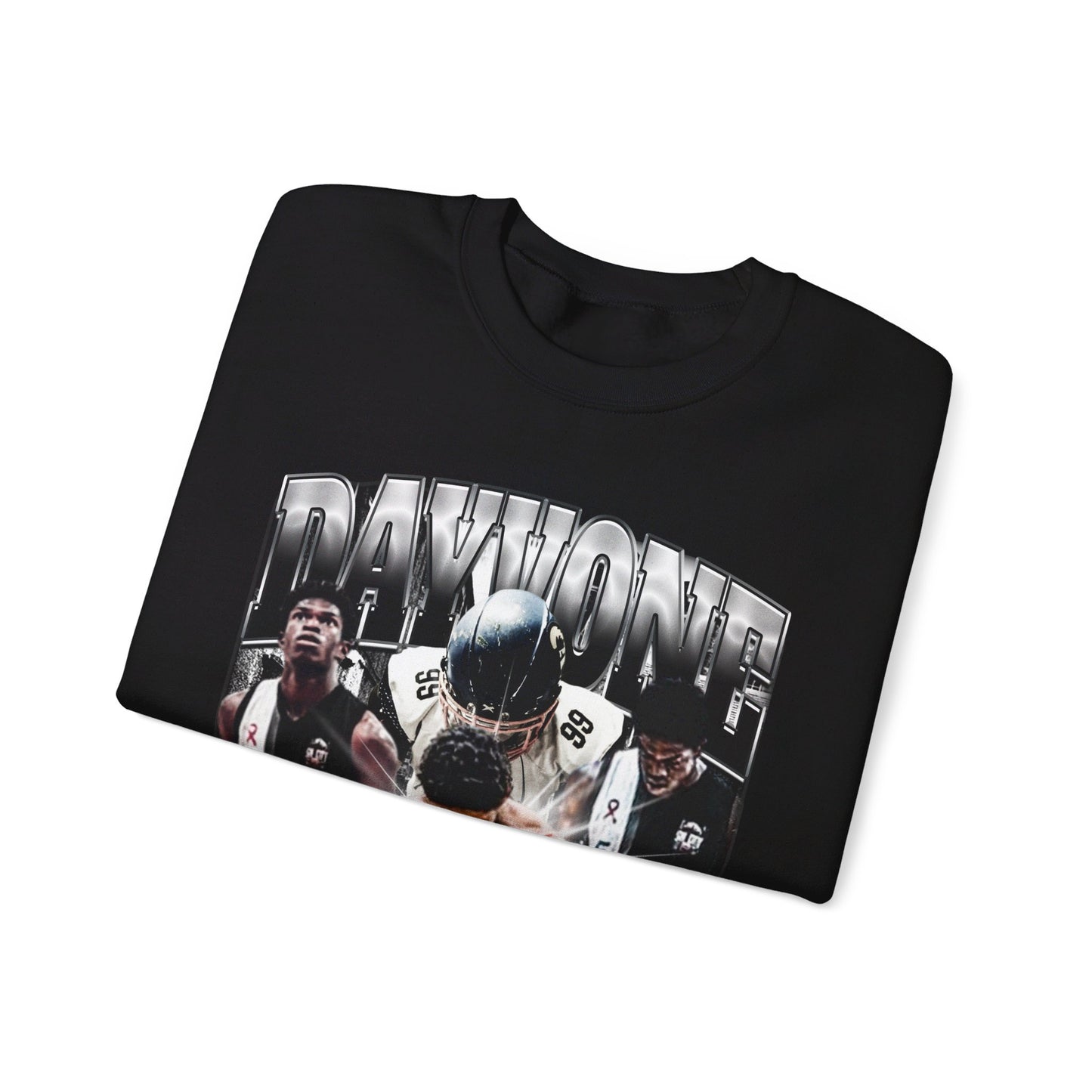 Dayvone White Crewneck Sweatshirt