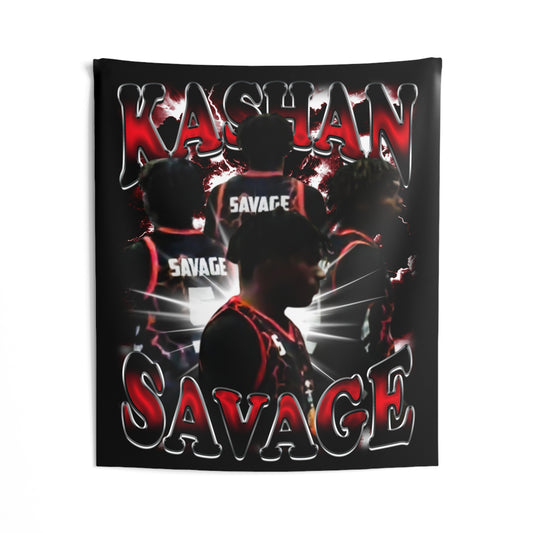 Kashan Savage Tapestry 50” x 60”