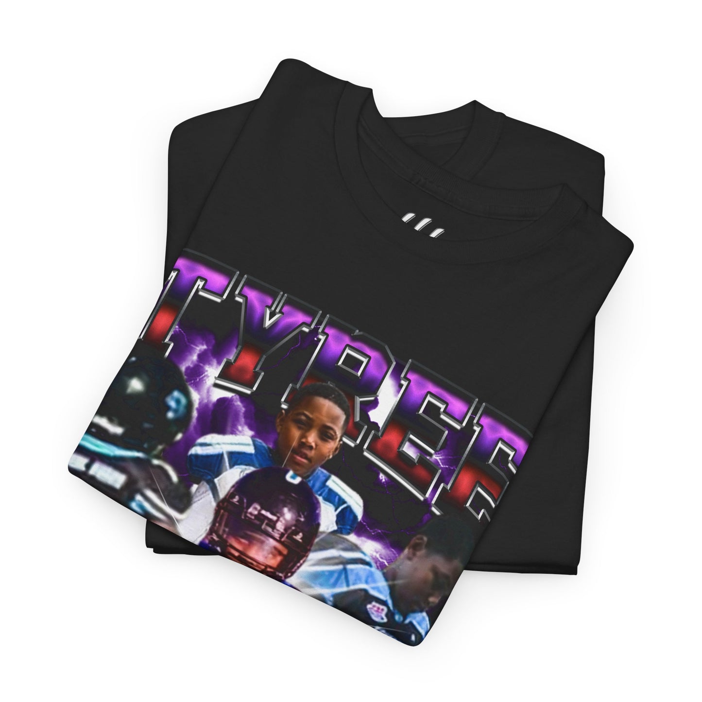 Tyree Black Heavy Cotton Tee