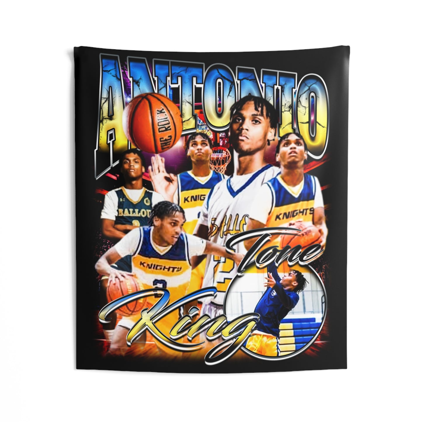 Antonio King Tapestry 50” x 60”