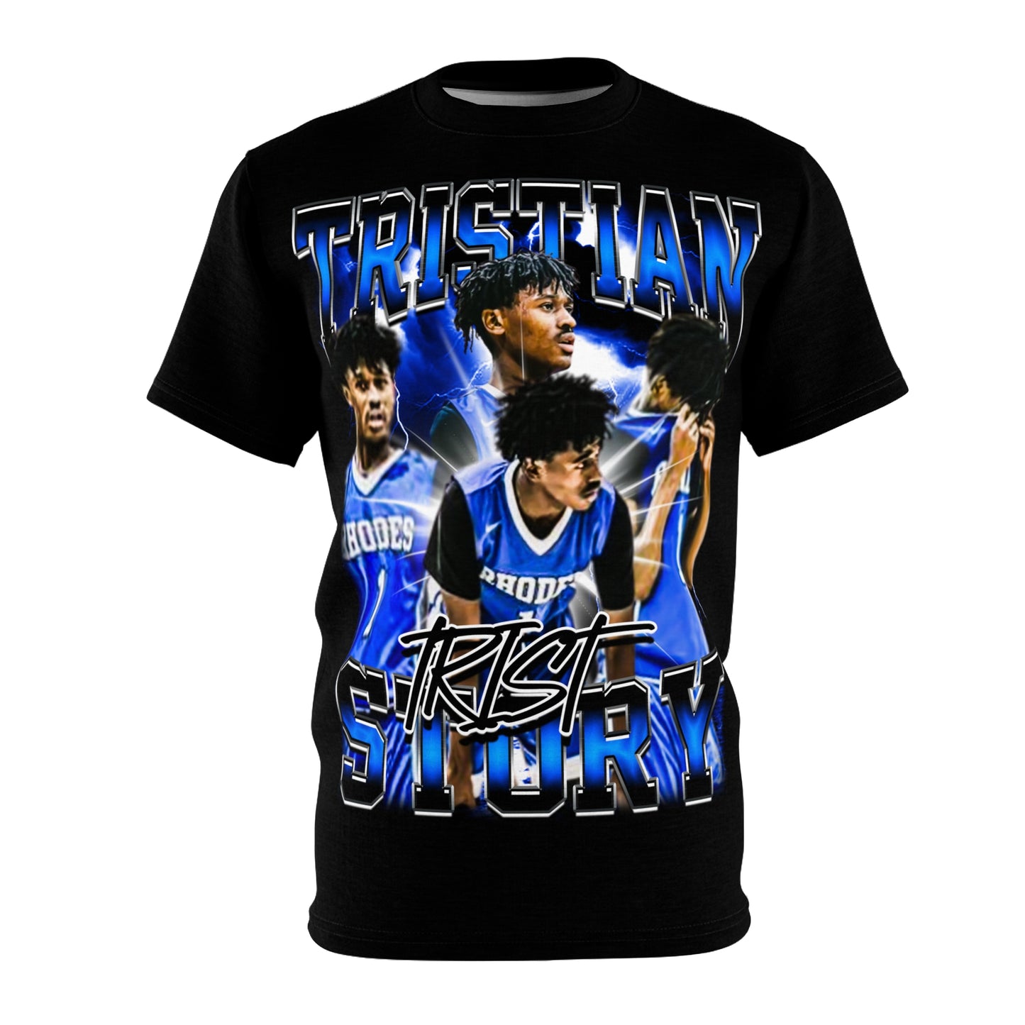 Tristan Story Vintage Full Print Tee