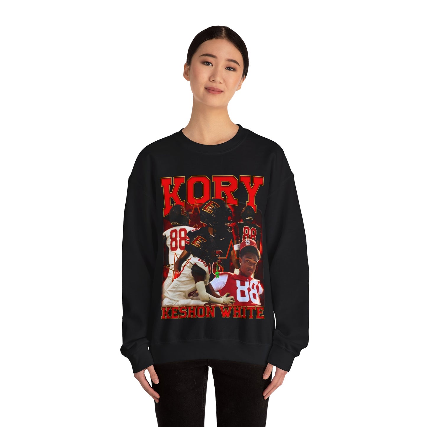 Kory Keshon White Crewneck Sweatshirt