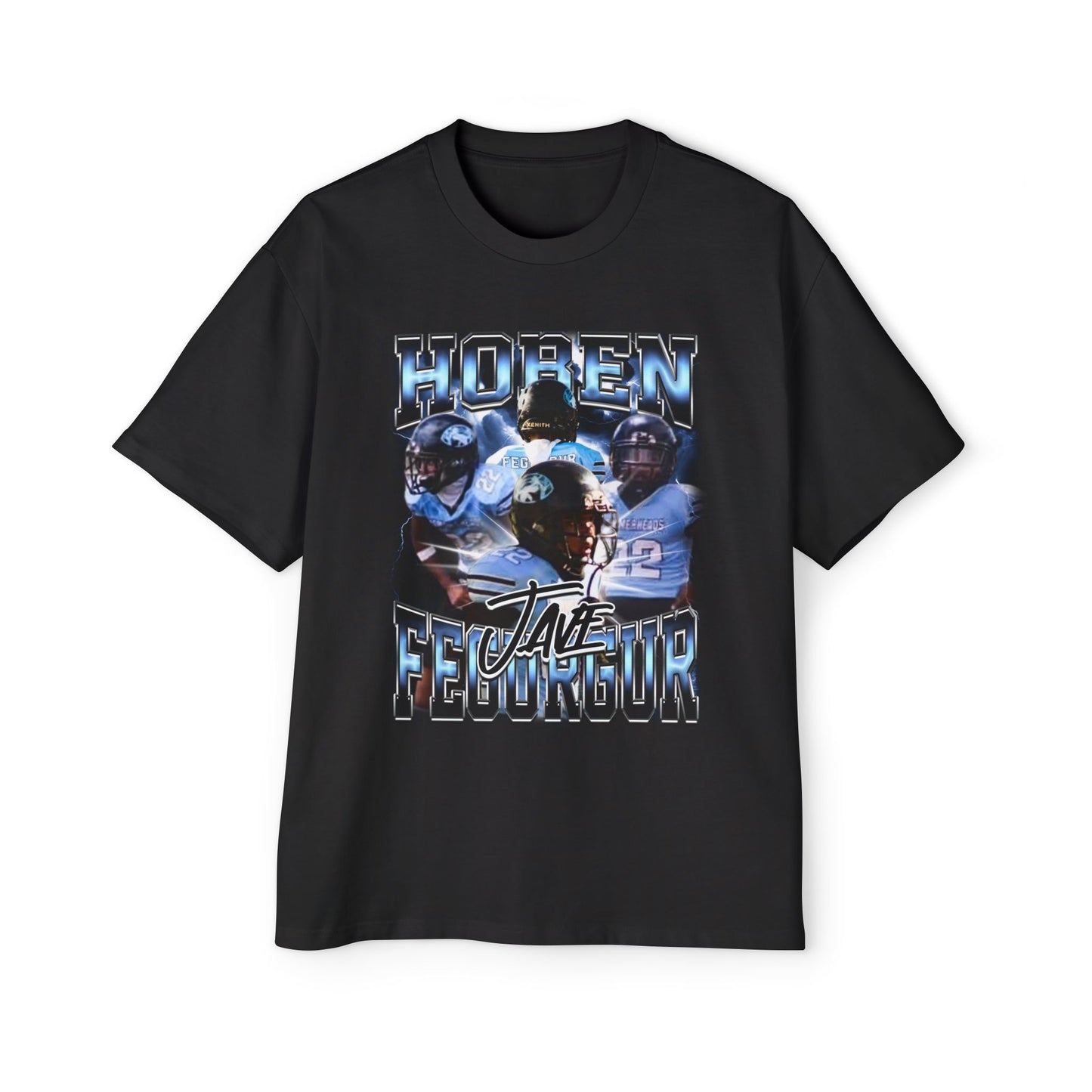 Hoben Jave Fegurgur Oversized Retro Tee