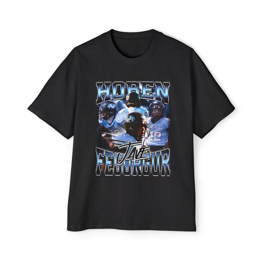 Hoben Jave Fegurgur Oversized Retro Tee