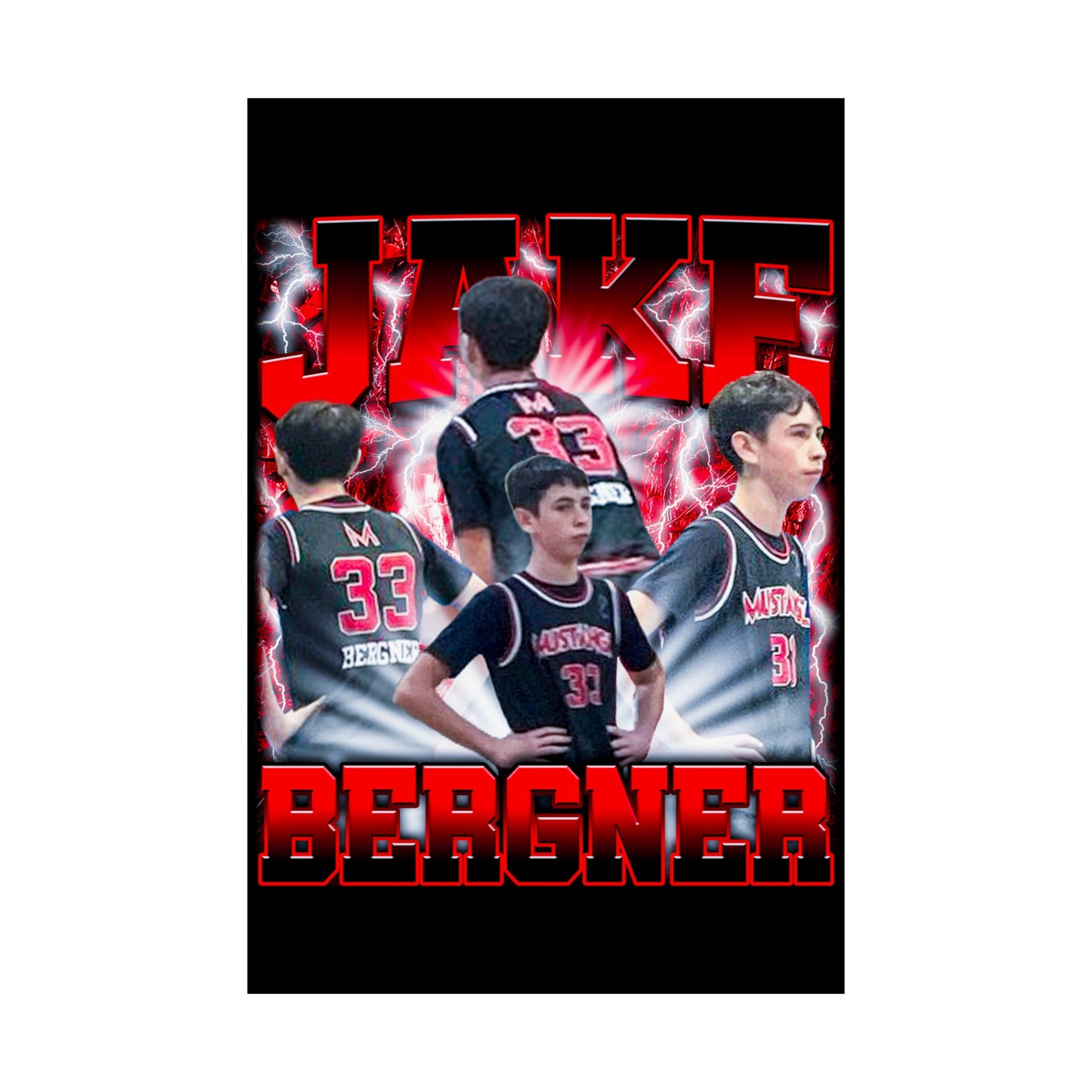 Jake Bergner Poster 24" x 36"