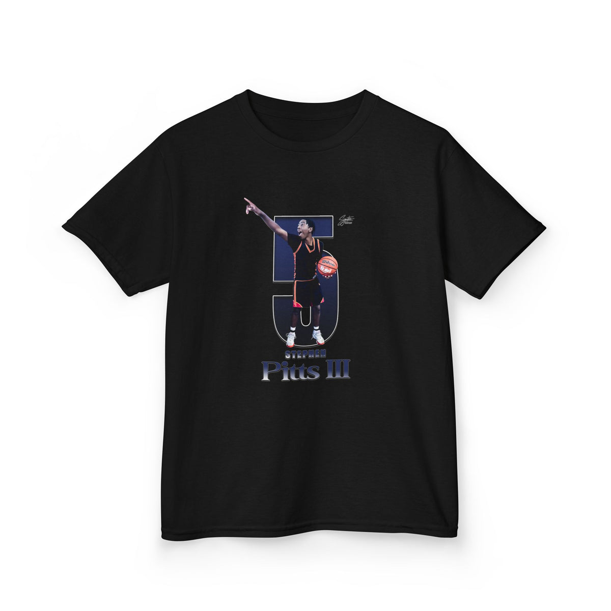 Stephen Pitts lll Youth Heavy Cotton Tee