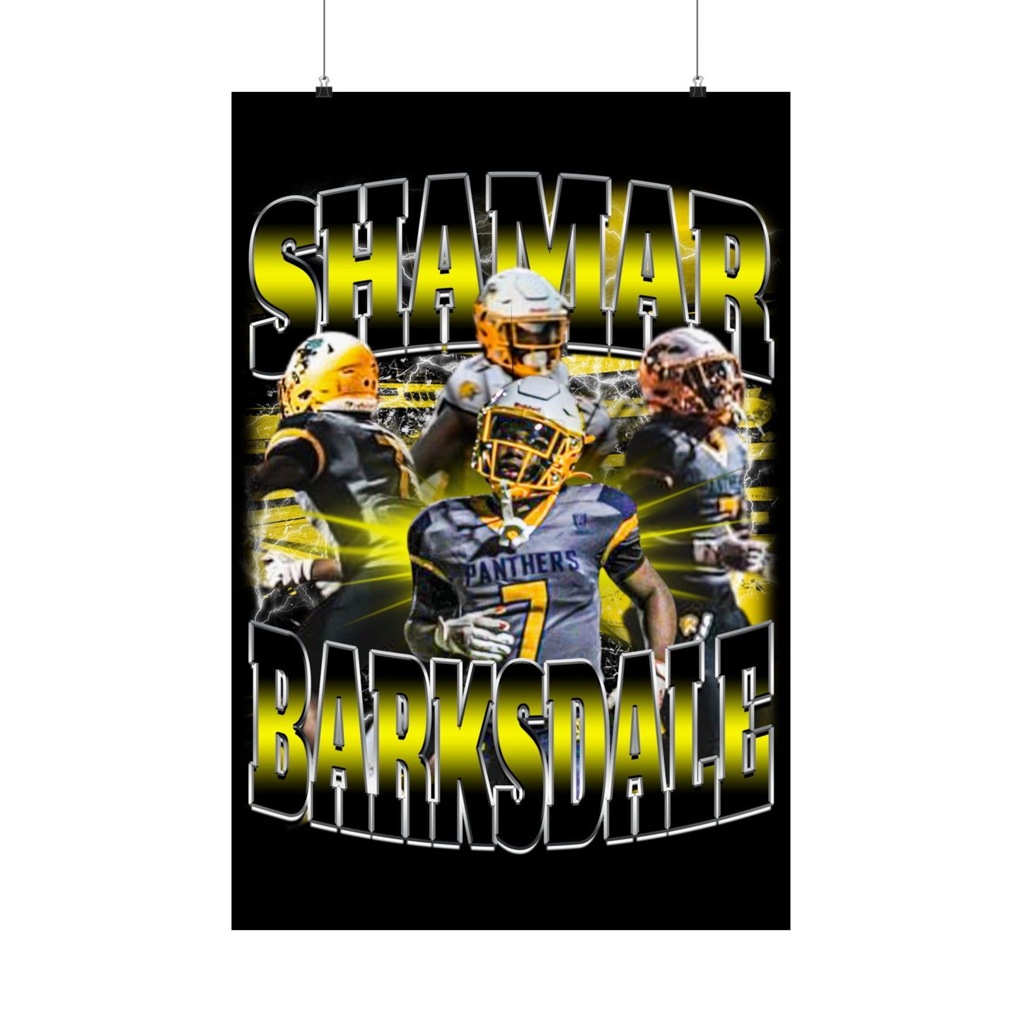 Shamar Barksdale Poster 24" x 36"