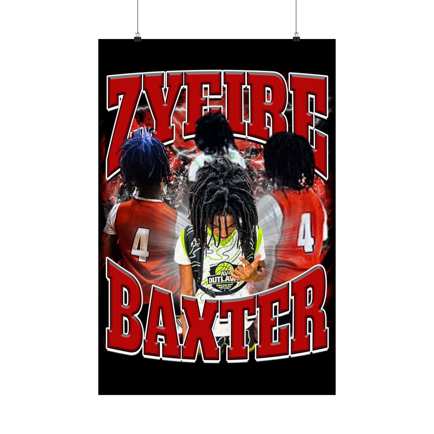 Zyeire Baxter Poster 24" x 36"