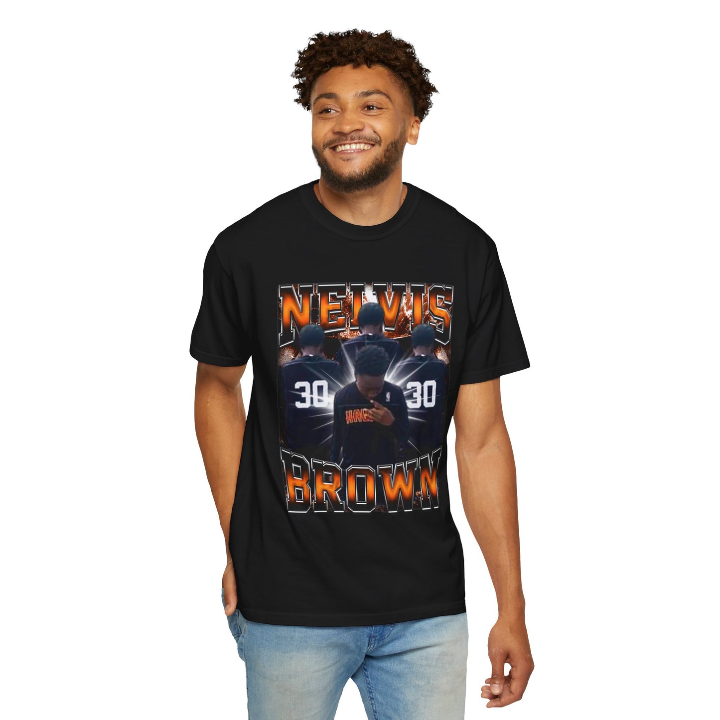 Nelvis Brown Heavyweight Premium Tee