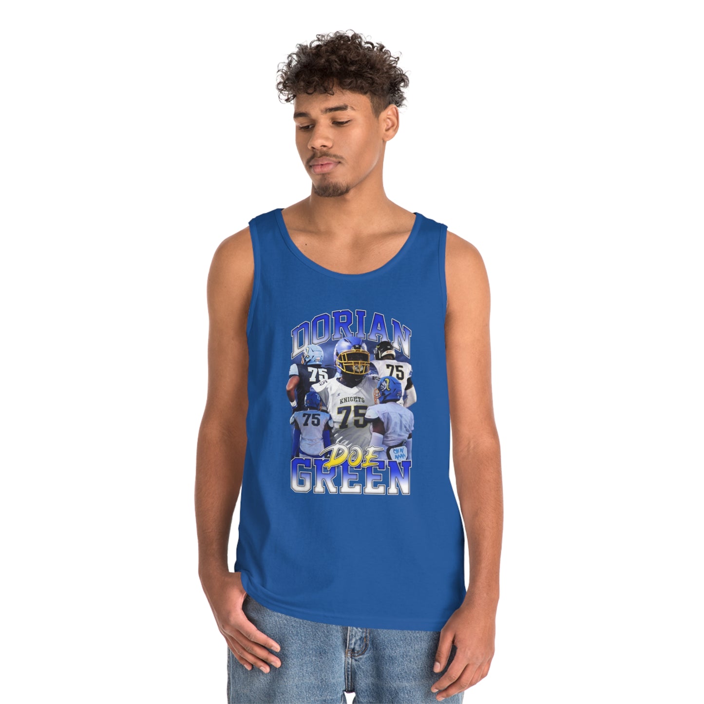 Dorian Green Heavy Cotton Tank Top