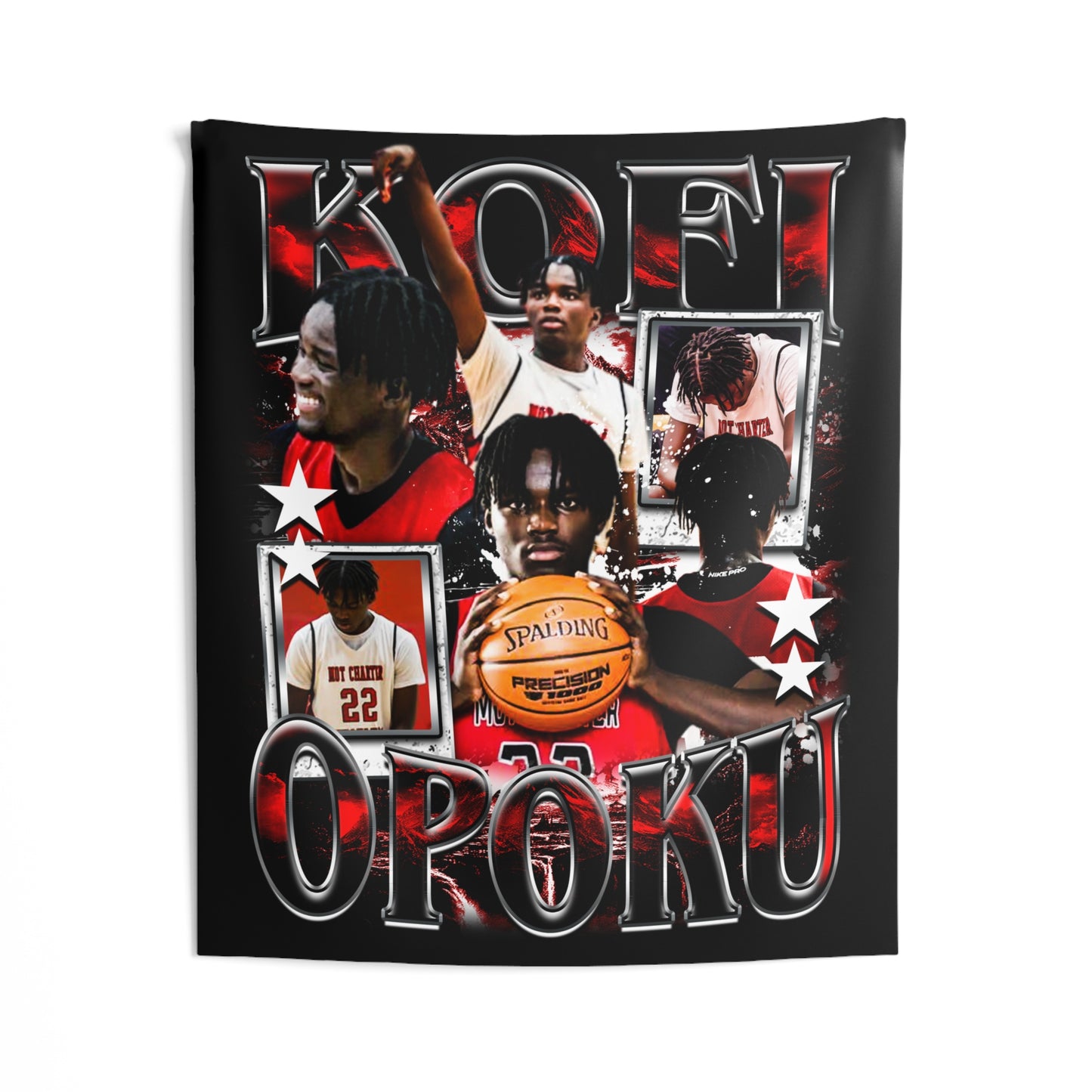Kofi Opoku Tapestry 50” x 60”