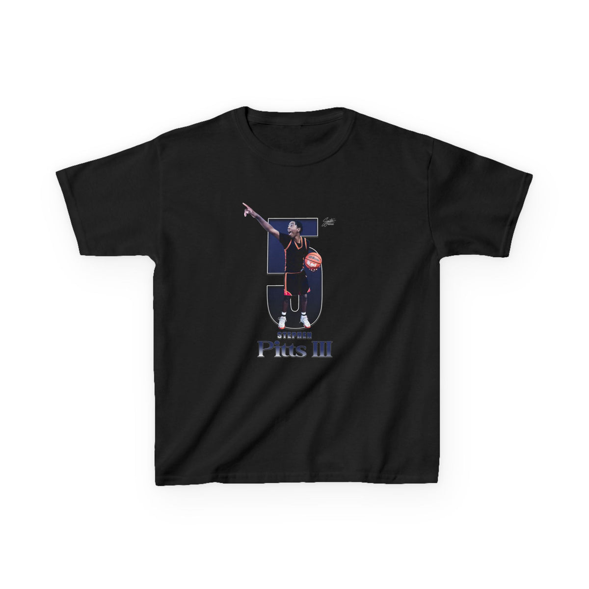 Stephen Pitts lll Youth Heavy Cotton Tee