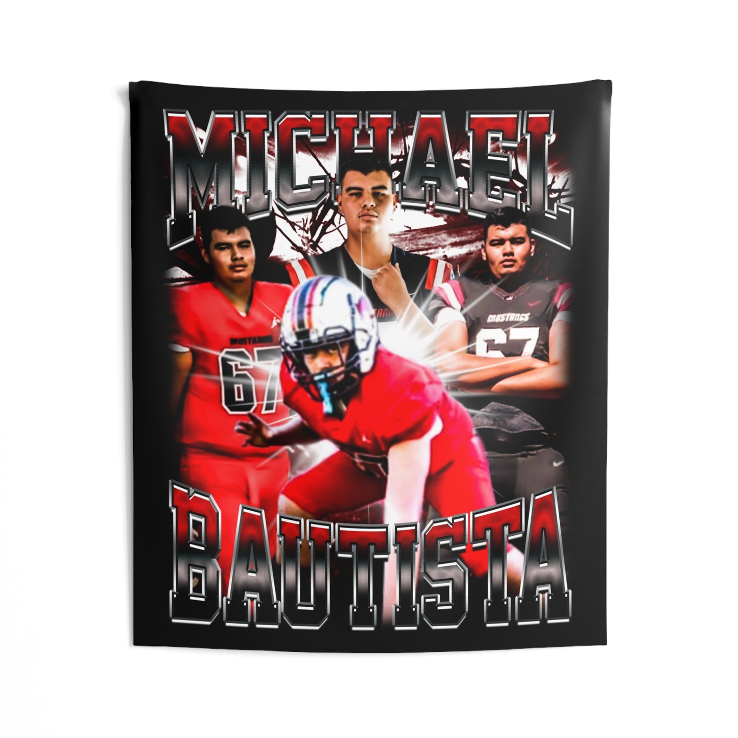 Michael Bautista Tapestry 50” x 60”