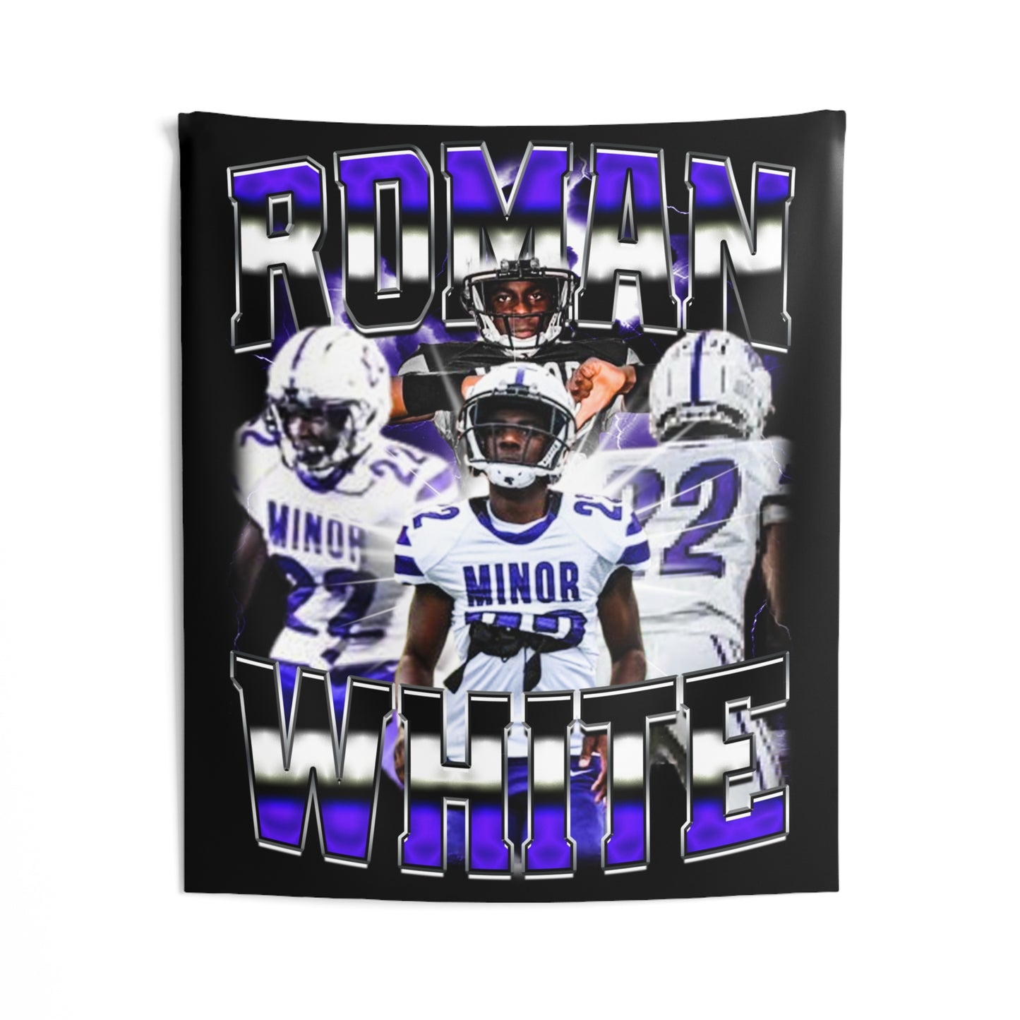 Roman White Tapestry 50” x 60”