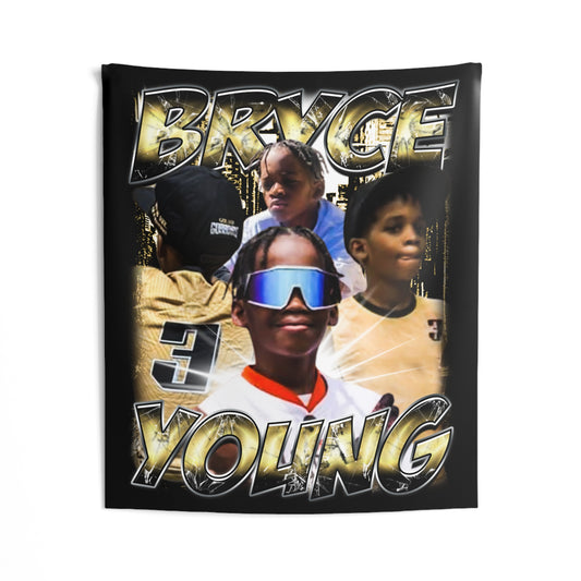 Bryce Young Tapestry 50” x 60”