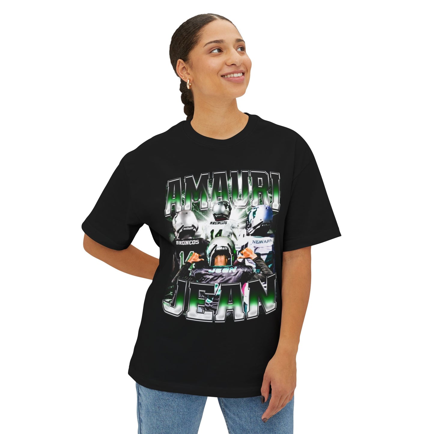 Amauri Jean Oversized Tee