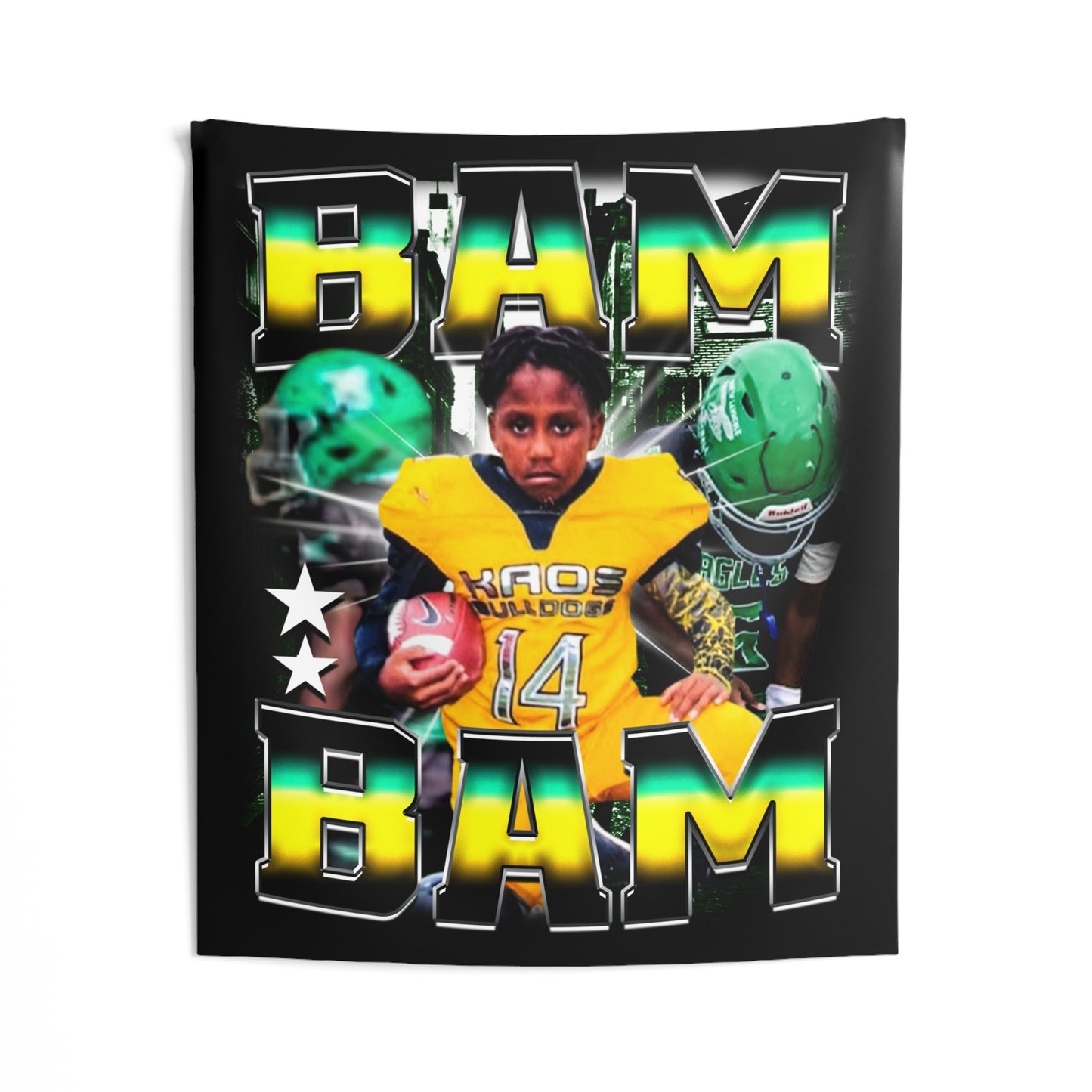 Bam Bam Tapestry 50” x 60”