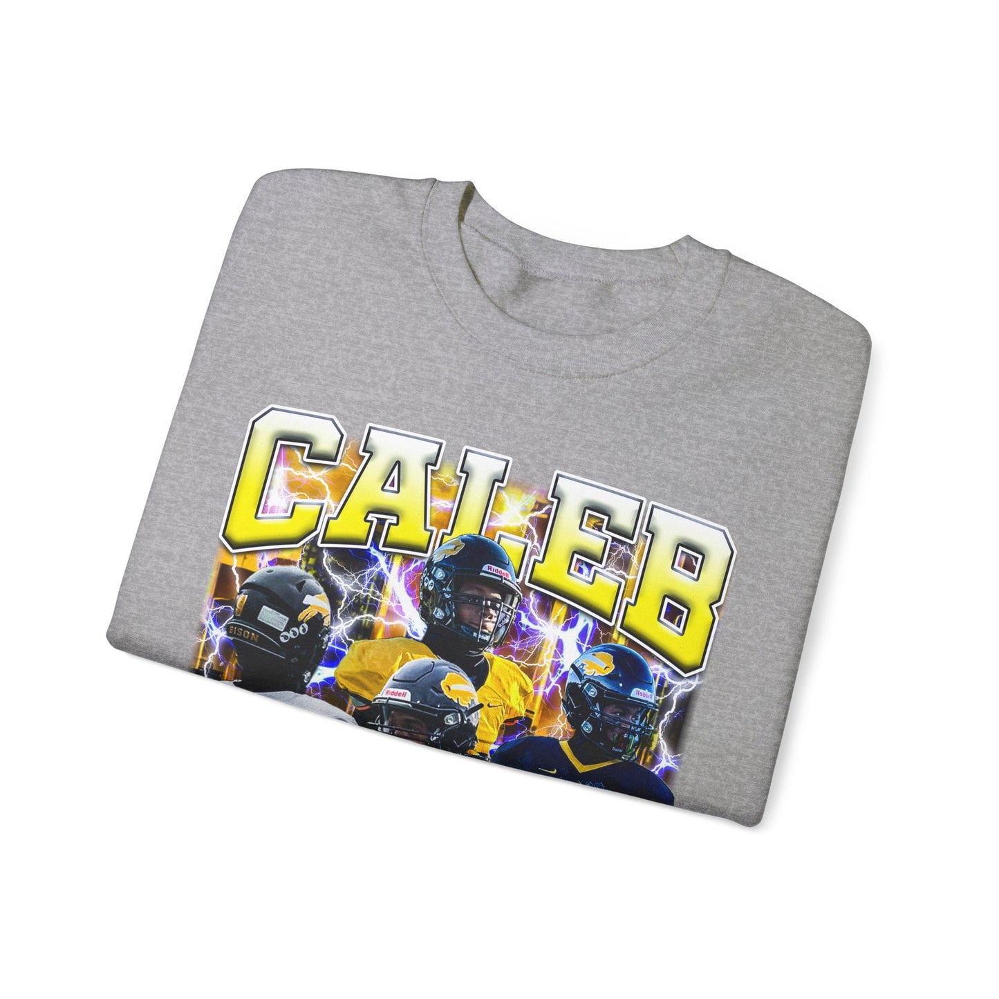 Caleb White Crewneck Sweatshirt