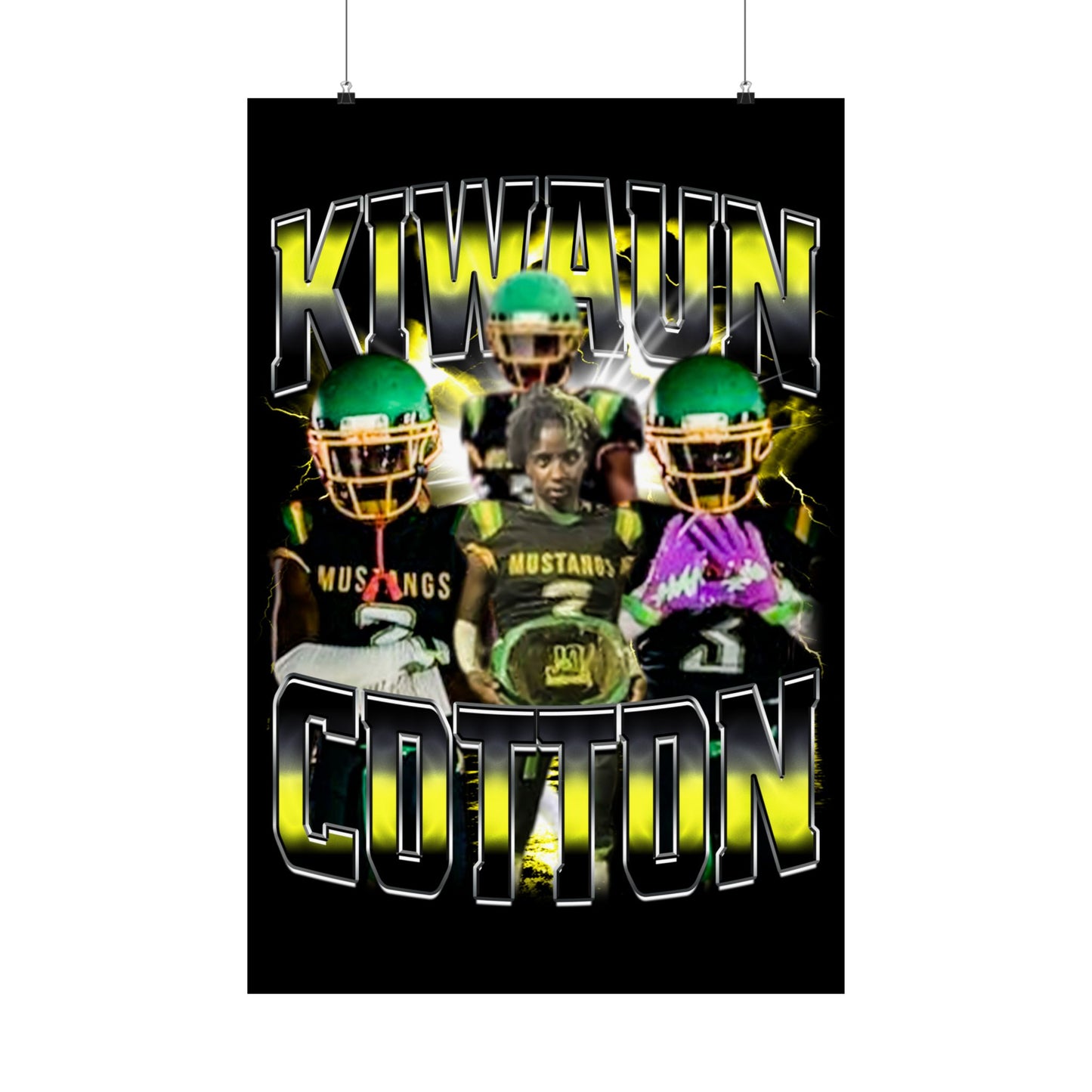 Kiwaun Cotton Poster 24" x 36"
