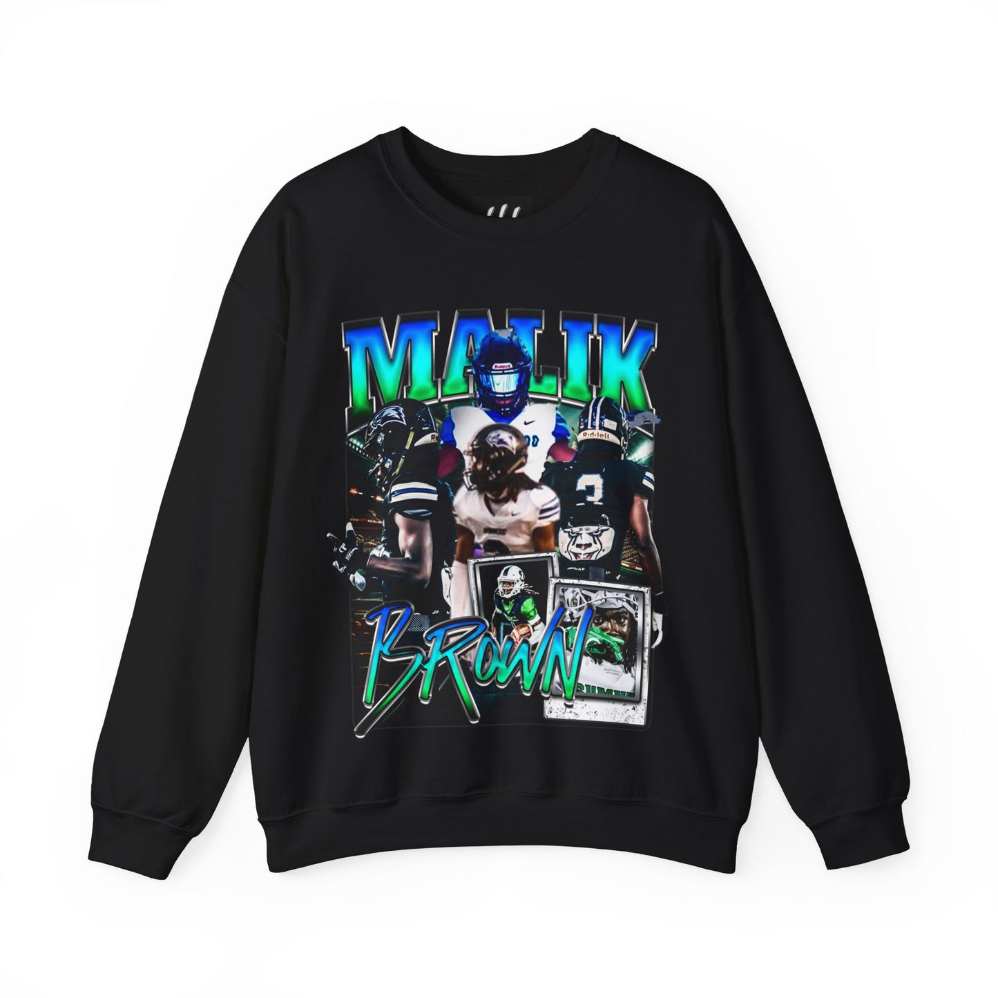 Malik Brown Crewneck Sweatshirt