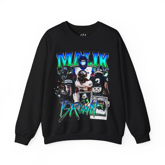 Malik Brown Crewneck Sweatshirt