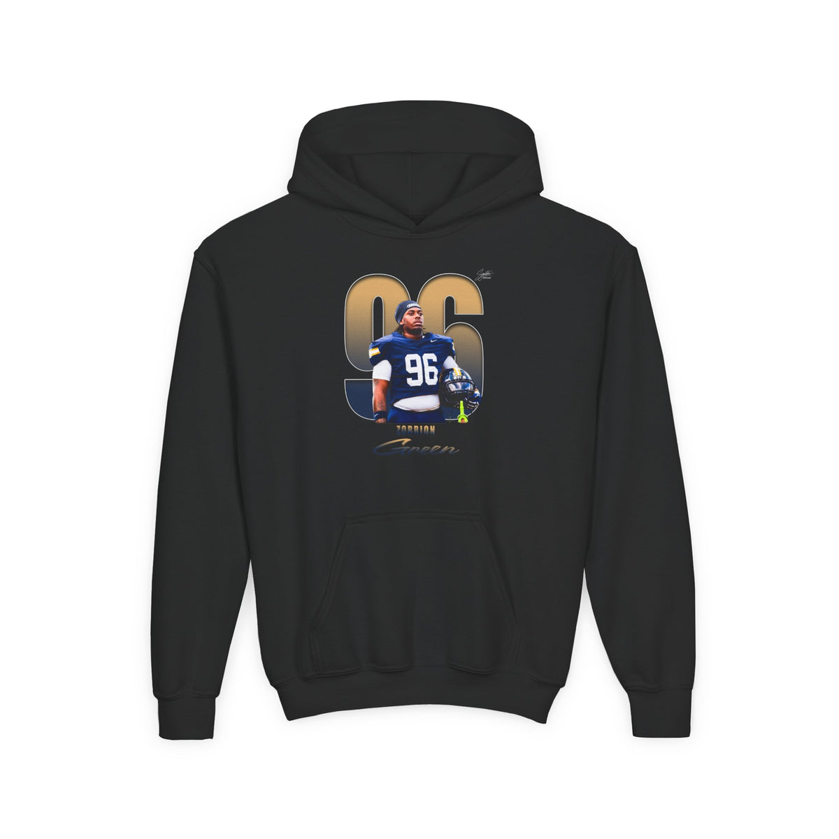Zorrion Green Youth Hoodie