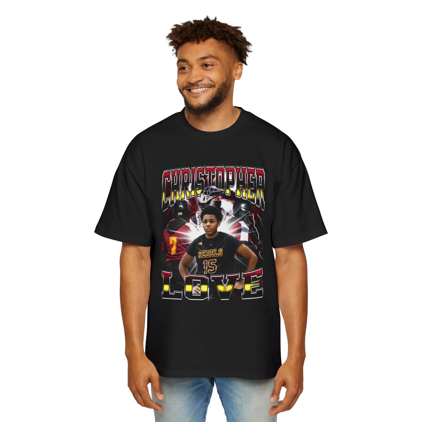 Christopher Love Oversized Retro Tee