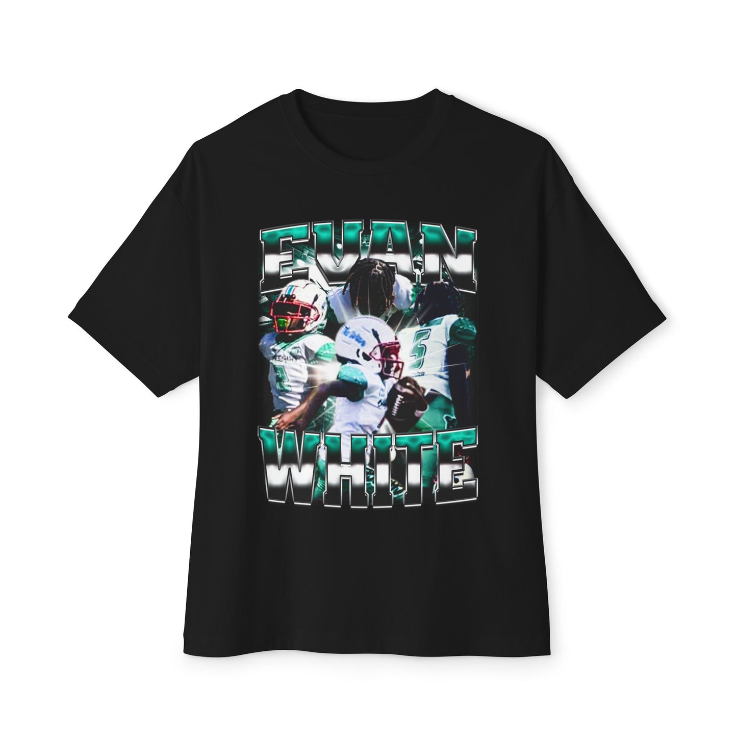 Evan White Oversized Vintage Tee