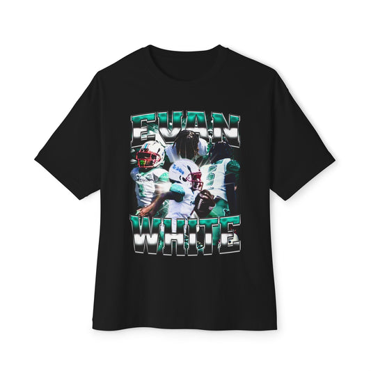 Evan White Oversized Vintage Tee