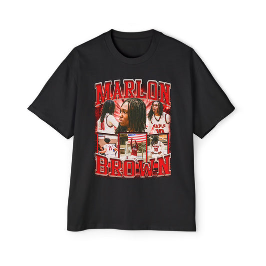 Marlon Brown Oversized Retro Tee