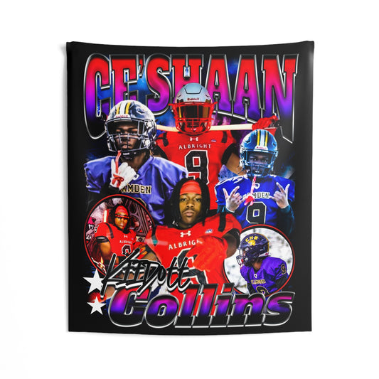 Ce’shaan Collins Tapestry 50” x 60”