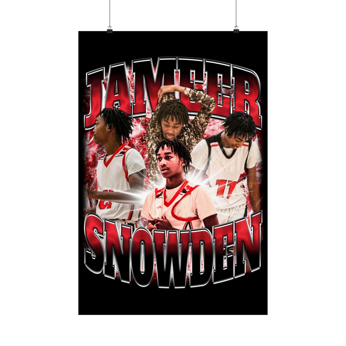 Jameer Snowden Poster 24" x 36"