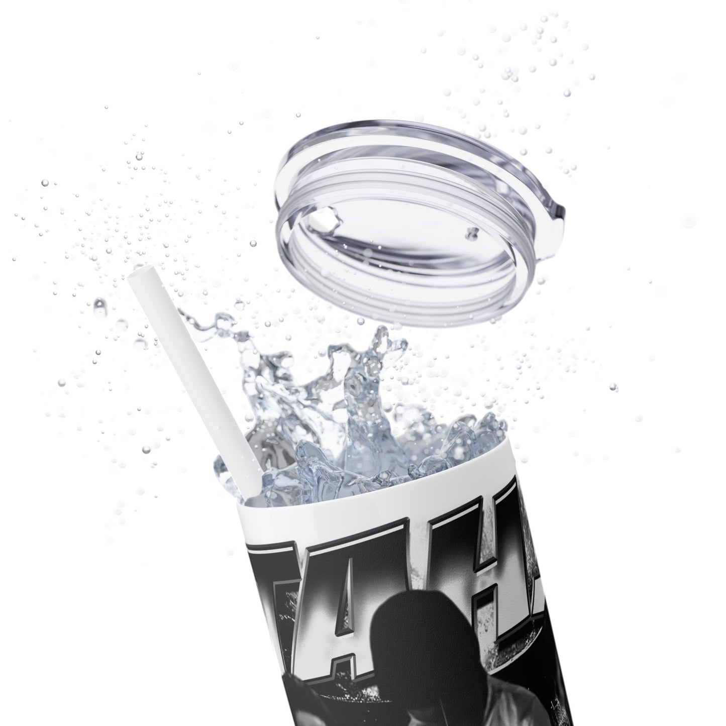 Tahj White Stainless Steal Tumbler