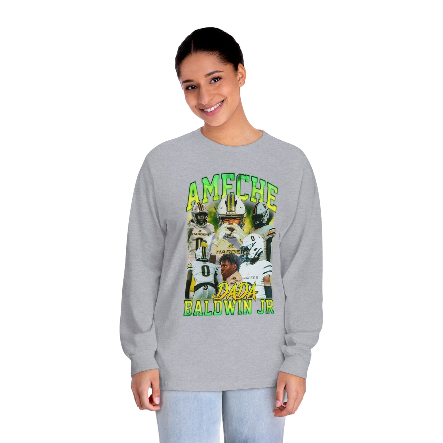 Ameche Baldwin Jr Long Sleeve T-Shirt