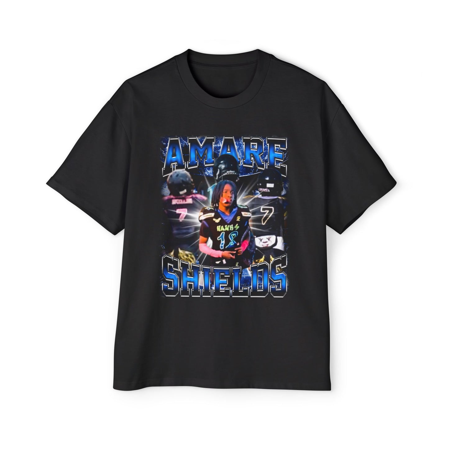 Amare Shields Oversized Retro Tee
