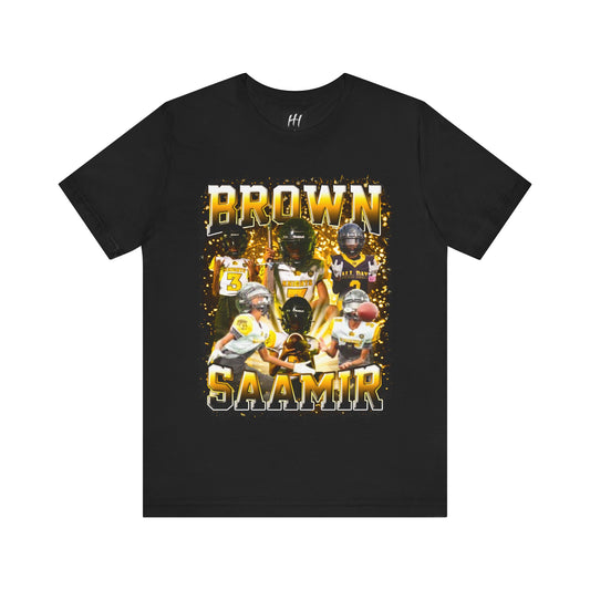 Saamir Brown Heavy Cotton Tee